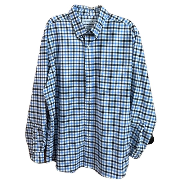 Saddlebred Other - NWOT, Saddlebred Men’s Sz 17.5” 34/35 Easy Care Oxford Button Down Long Sleeve